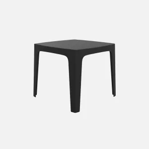 Solid stacking table black