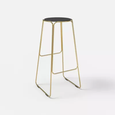 Bouchon bar stool gold