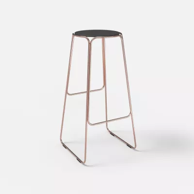 Bouchon bar stool copper