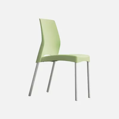 Breeze stacking chair green