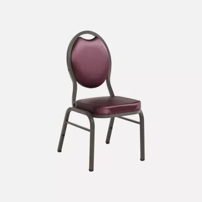 Chambord stacking chair purple
