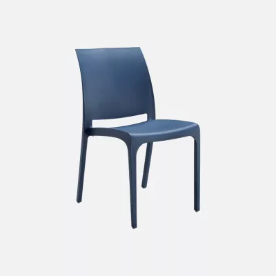 Volga stacking chair blue