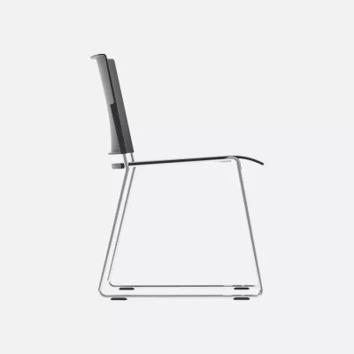 X50 stacking chair black